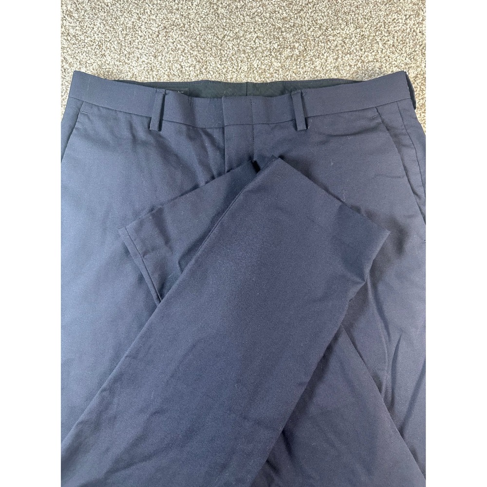 J.Crew Ludlow Slim Navy Blue 100% Wool Suit Pants Trousers W32 L34